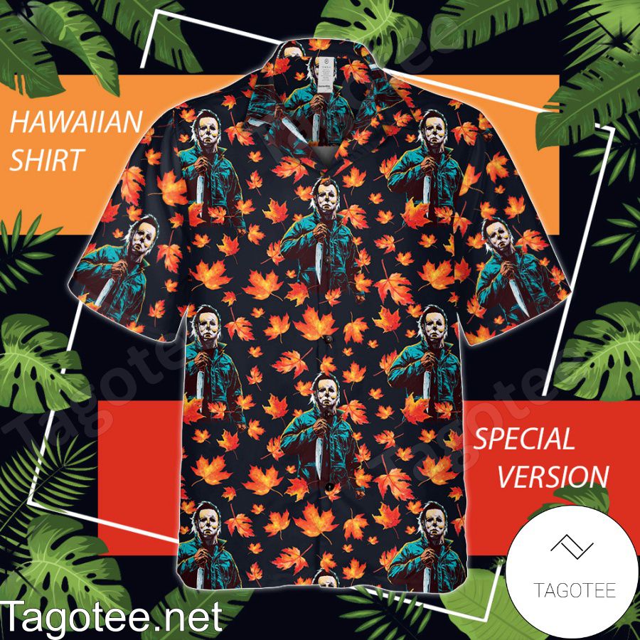 Michael Myers Autumn Leaves Hawaiian Shirt