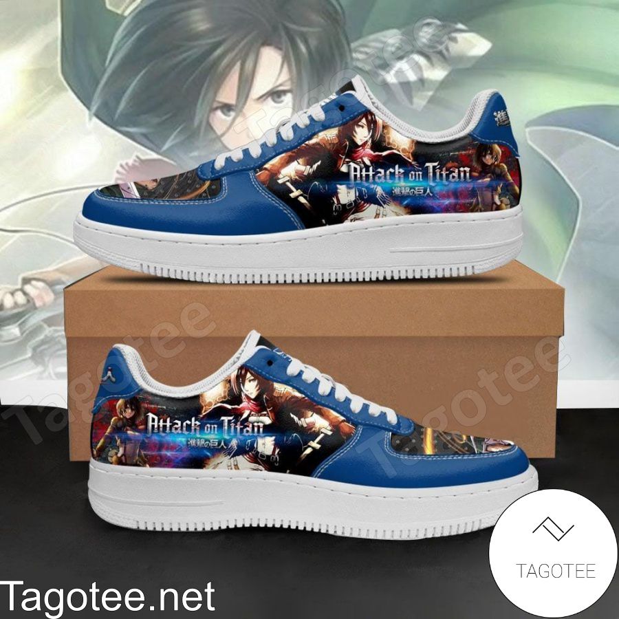 Mikasa Ackerman Attack On Titan AOT Anime Air Force Shoes