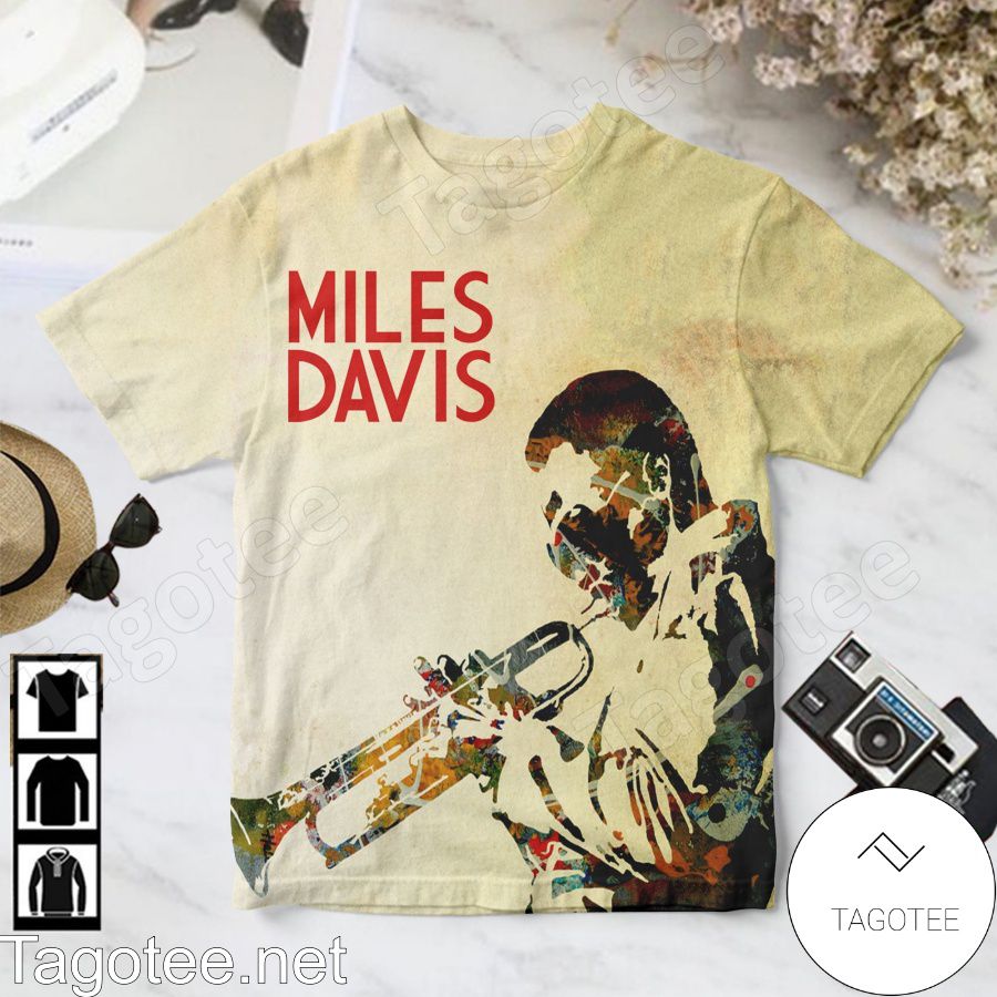 Miles Davis Poster Stencil Art Shirt