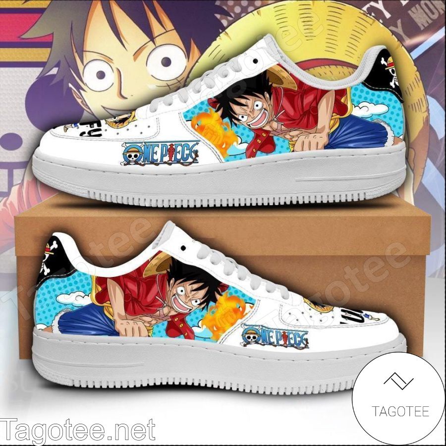 Monkey D Luffy One Piece Anime Air Force Shoes