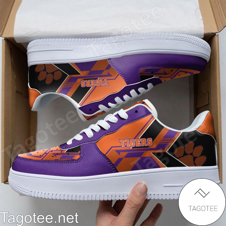 NCAA Clemson Tigers Air Force Shoes