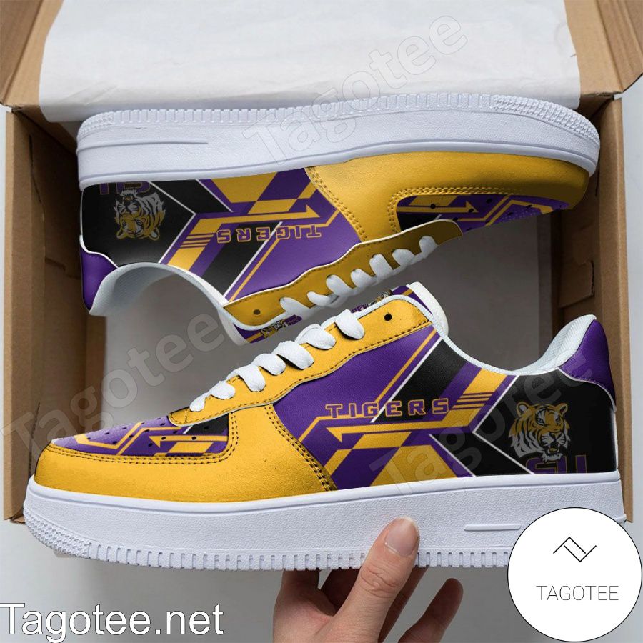 NCAA LSU Tigers Air Force Shoes