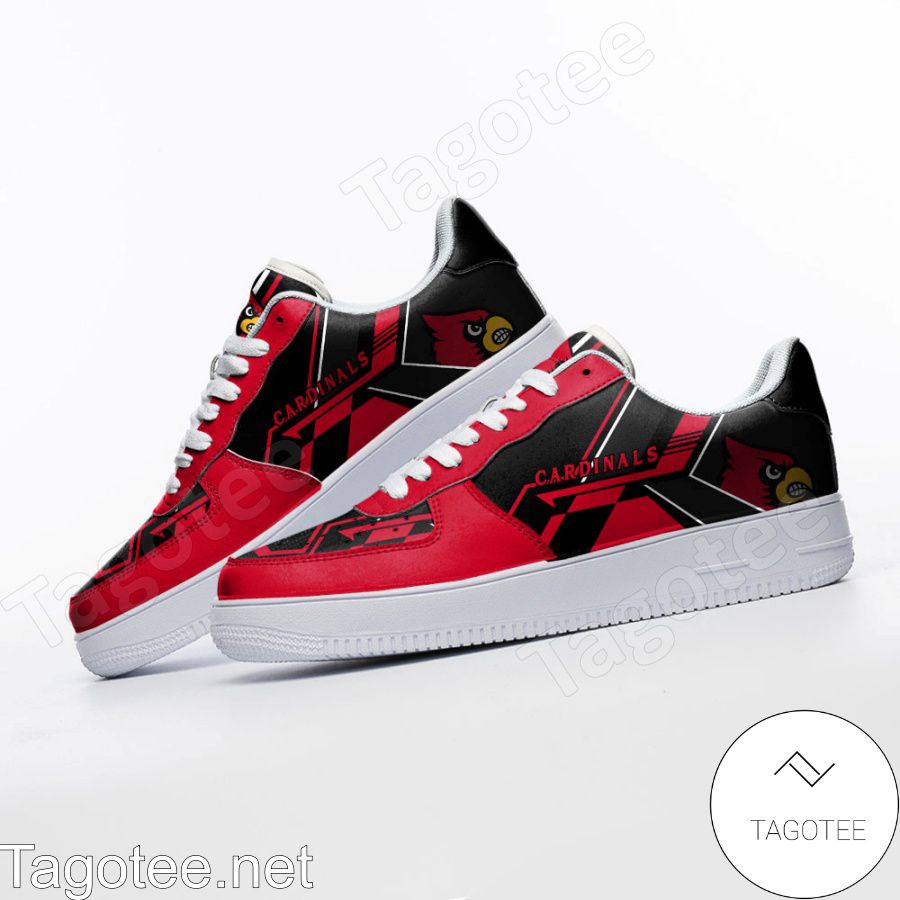 NCAA Louisville Cardinals Air Force Shoes - Tagotee