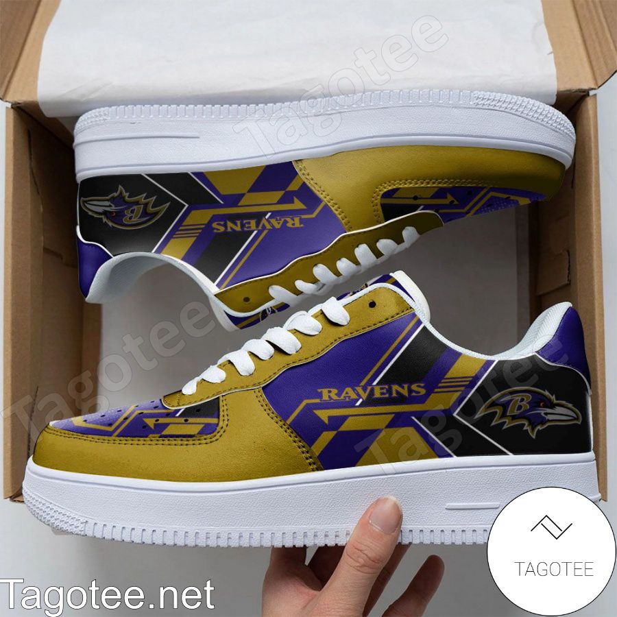 NFL Baltimore Ravens Air Force Shoes