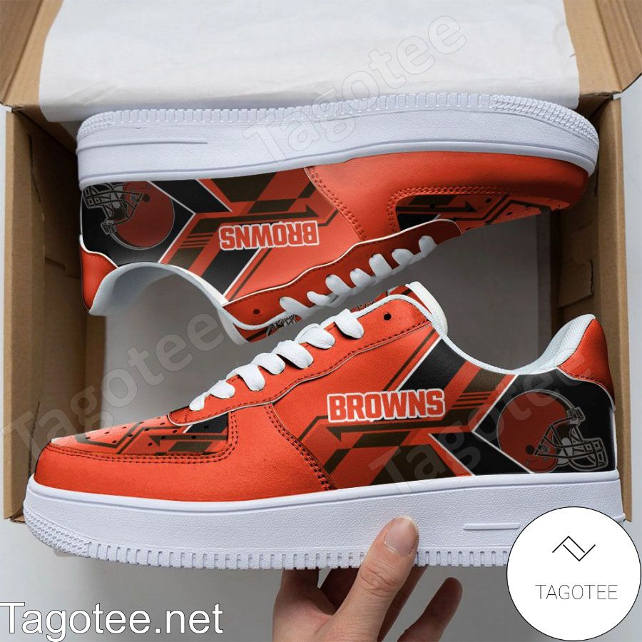 NFL Cleveland Browns Air Force Shoes