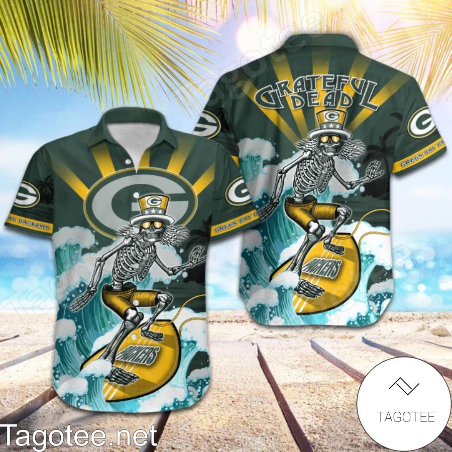 NFL Green Bay Packers Grateful Dead Hawaiian Shirt