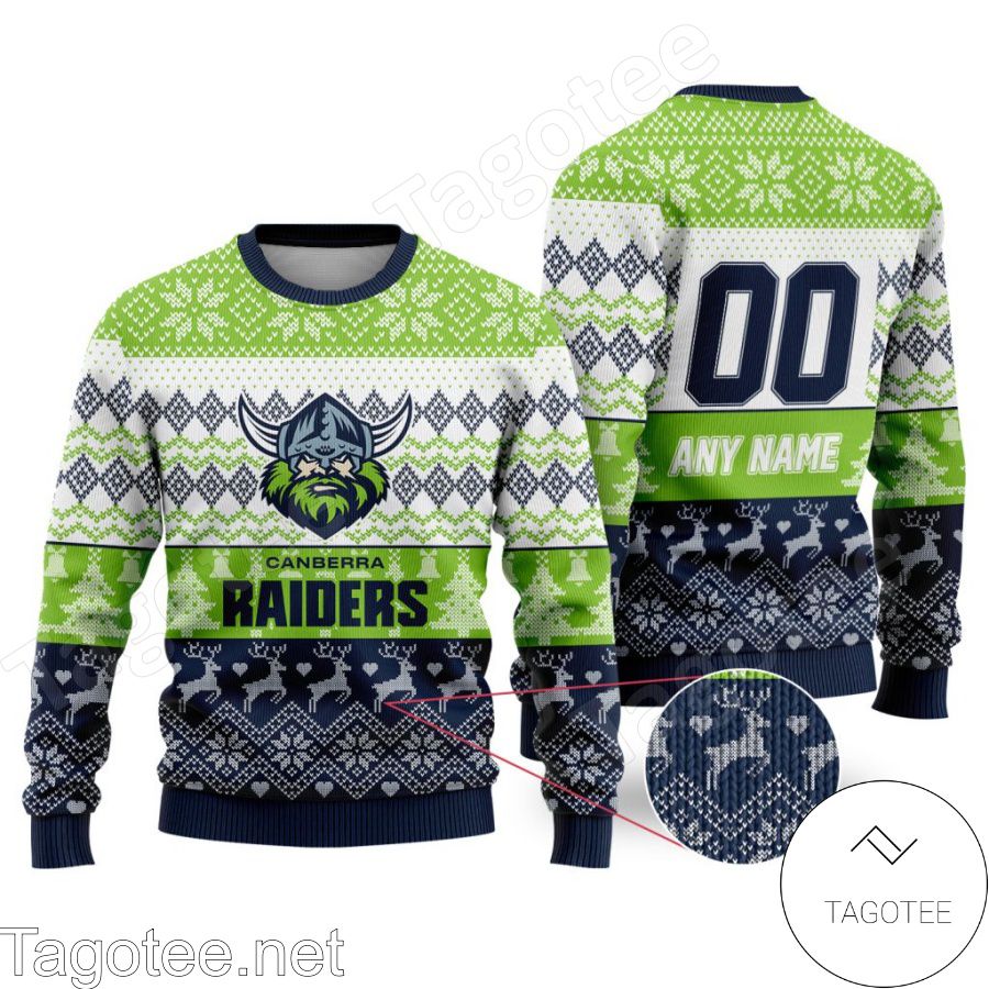 NRL Canberra Raiders Ugly Christmas Sweater