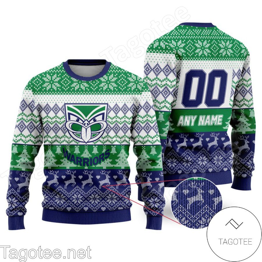 NRL New Zealand Warriors Ugly Christmas Sweater