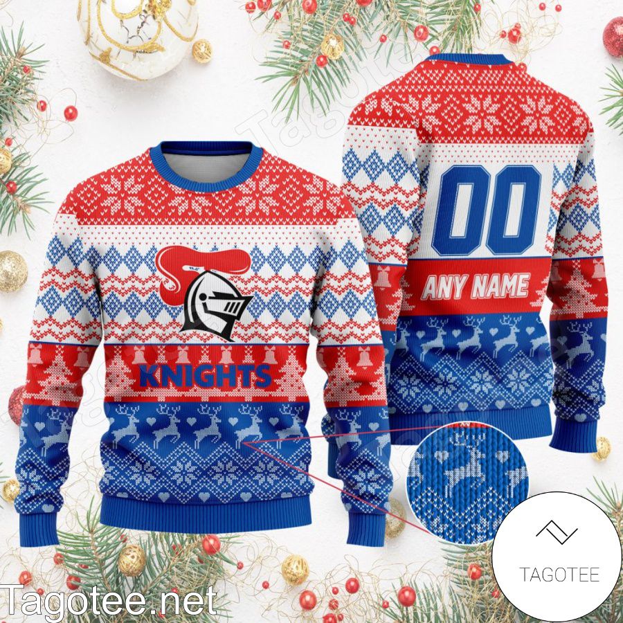 NRL Newcastle Knights Ugly Christmas Sweater a
