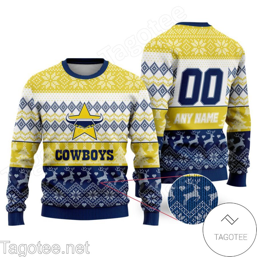 NRL North Queensland Cowboys Ugly Christmas Sweater