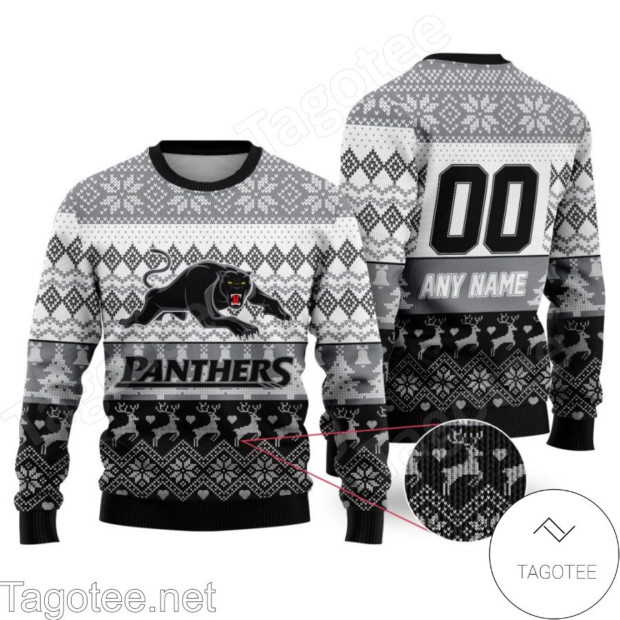 NRL Penrith Panthers Ugly Christmas Sweater