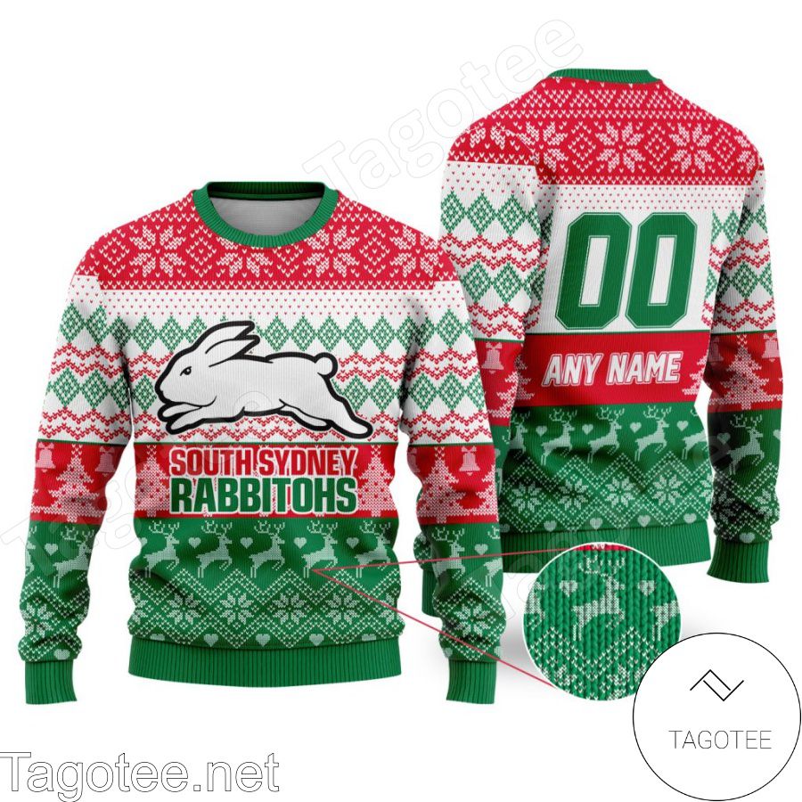 NRL South Sydney Rabbitohs Ugly Christmas Sweater