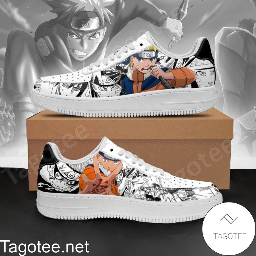 Naruto Mixed Manga Anime Air Force Shoes