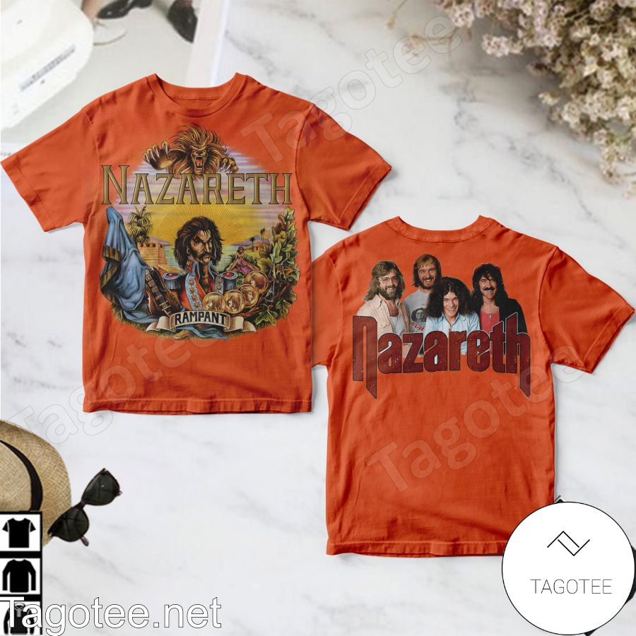 Nazareth Rampant Album Cover Shirt