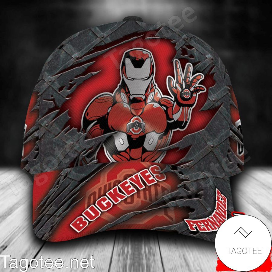 Ohio State Buckeyes Iron Man NCAA Personalized Cap