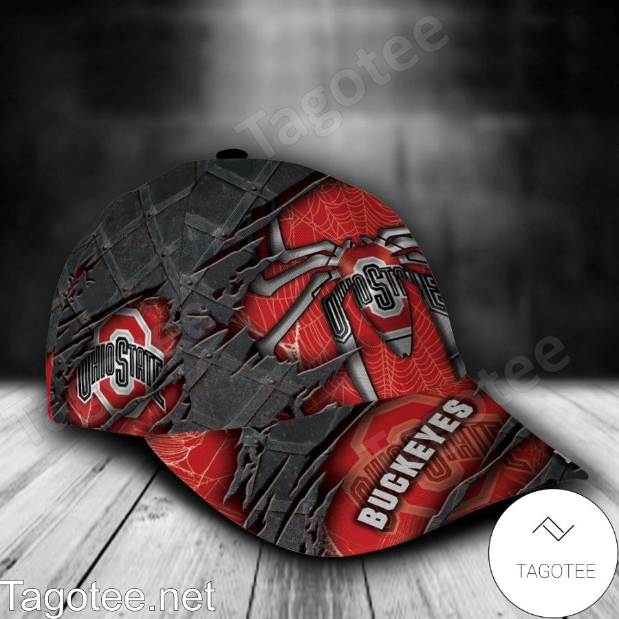 Ohio State Buckeyes Spiderman NCAA Personalized Cap a