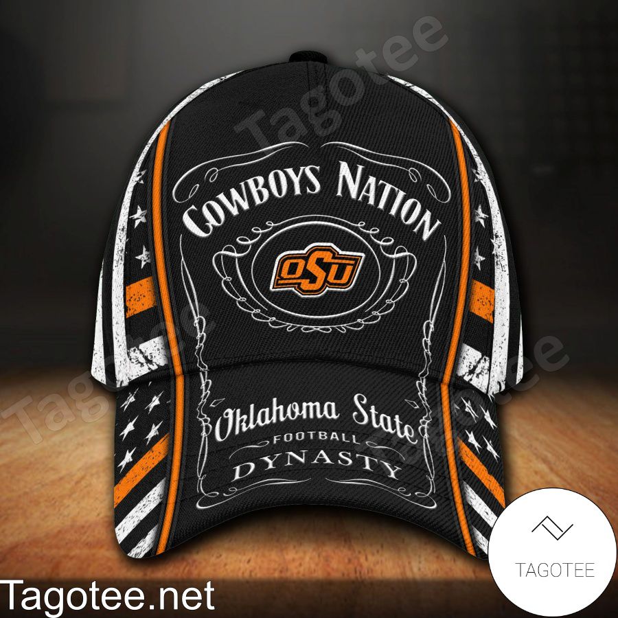 Oklahoma State Cowboys NCAA & Jack Daniel Personalized Cap
