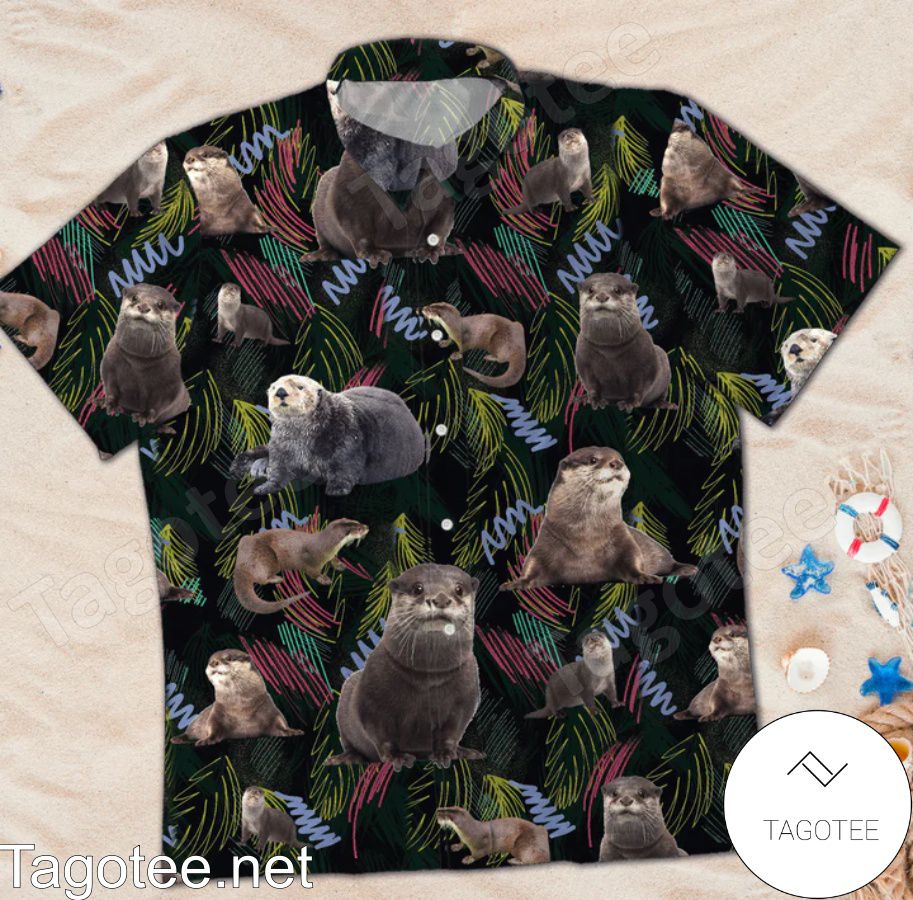 Otter Tropical Hawaiian Shirt