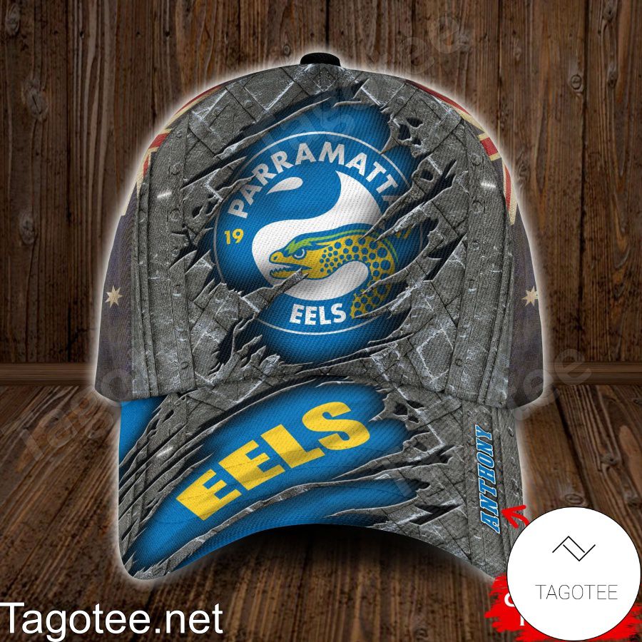 Parramatta Eels NRL Custom Name Personalized Cap