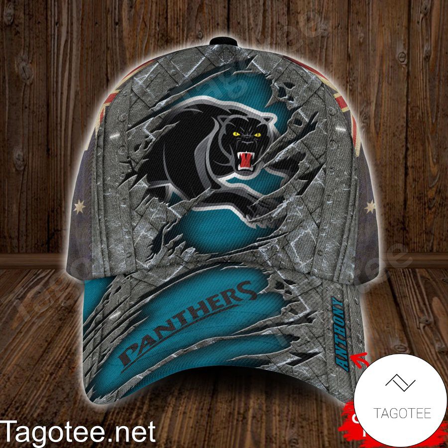 Penrith Panthers NRL Custom Name Personalized Cap