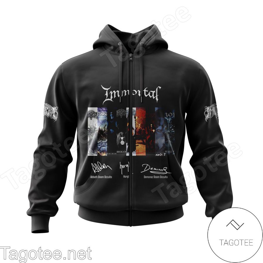 Personalized 30 Year Of 1991 - 2021 Immortal Thank You For The Memories Hoodie