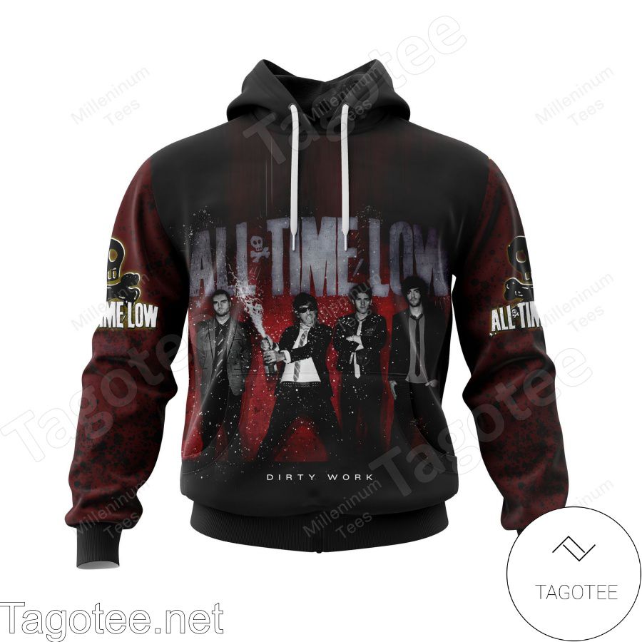 Personalized All Time Low Dirty Work Album Cover Hoodie
