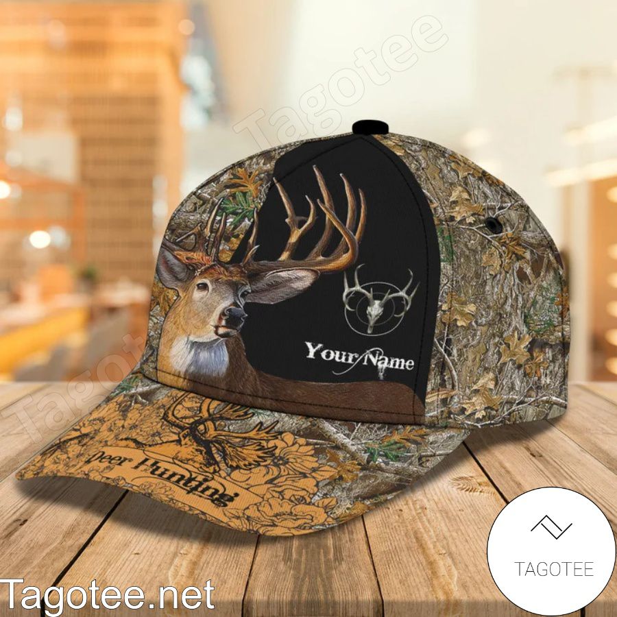 Personalized Deer Hunting Vintage Cap a