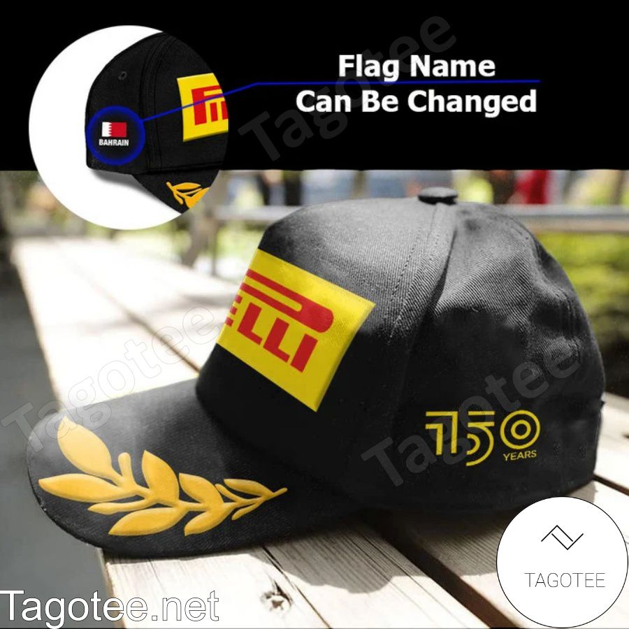 Personalized Flag Name Pirelli 150 Years Champions Podium Cap