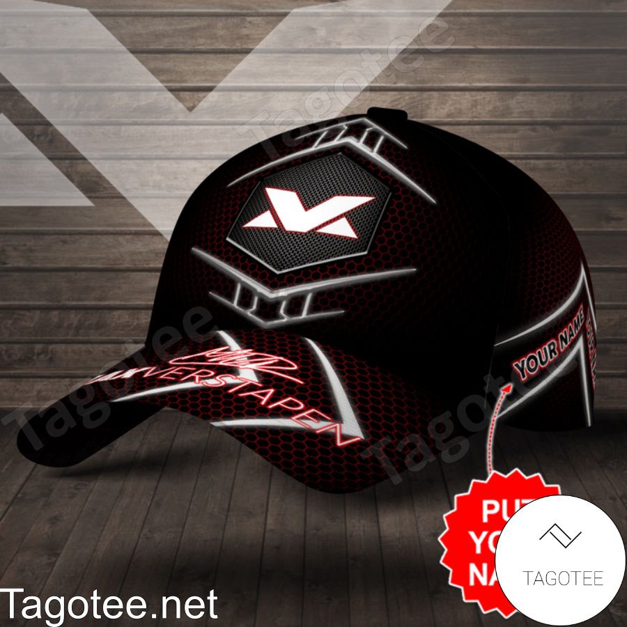 Personalized Max Verstappen Signature Cap a