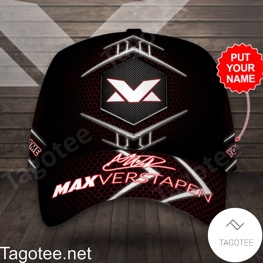 Personalized Max Verstappen Signature Cap