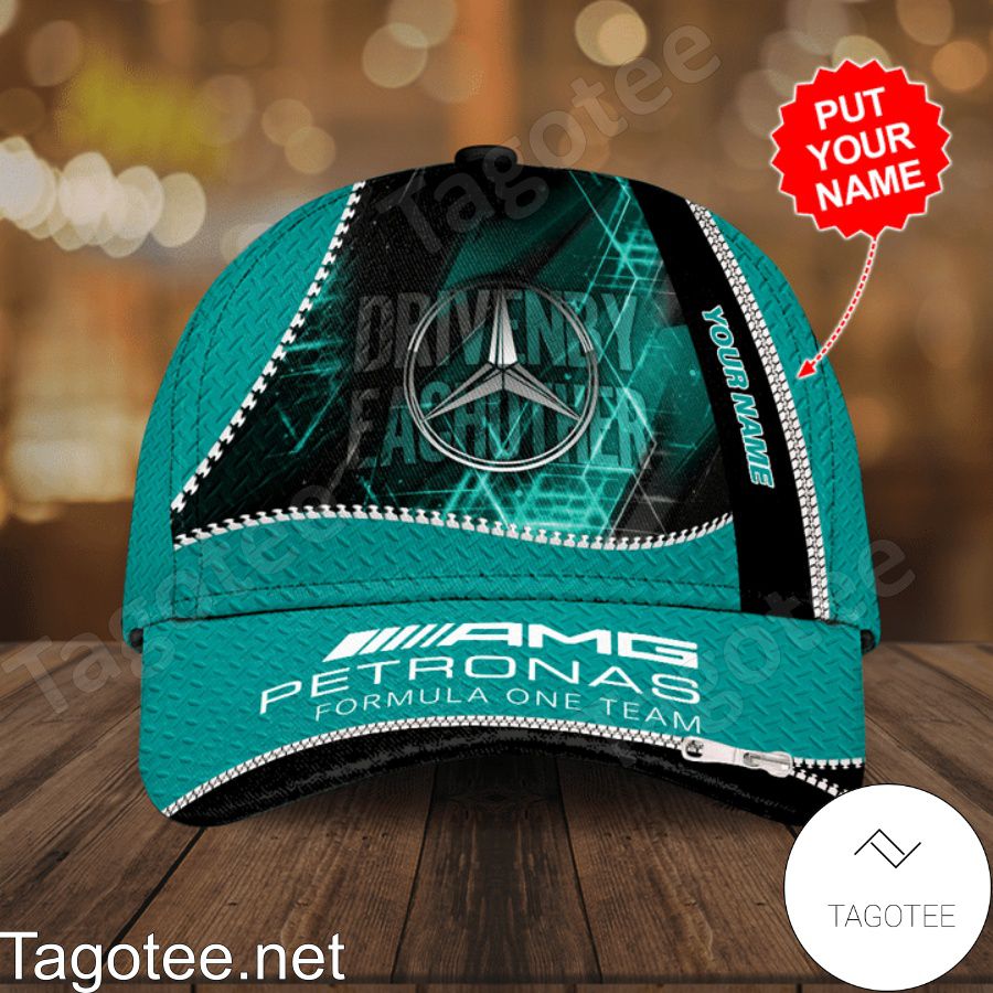 Personalized Mercedes Amg Petronas Formula One Team Driven By Each Other Cap
