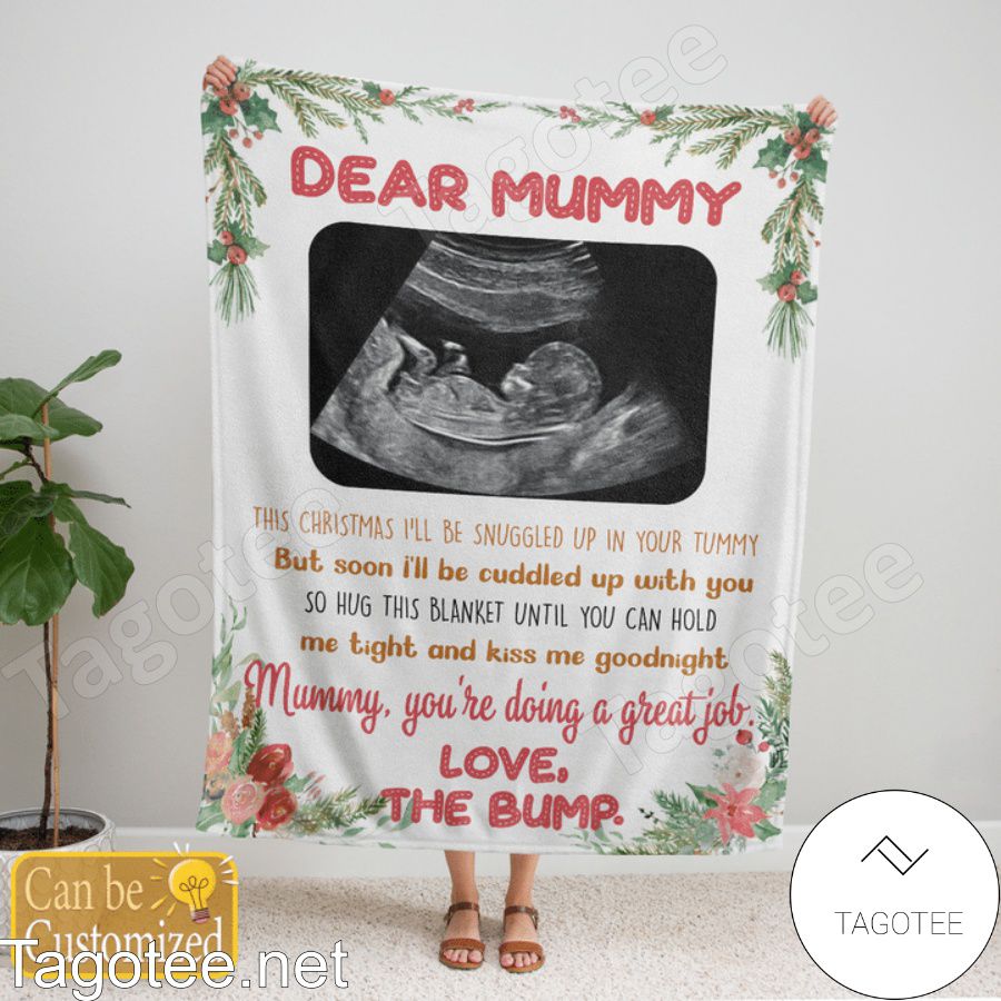 Personalized Mummy You're Doing A Great Job Fleece Blanket, Quilt