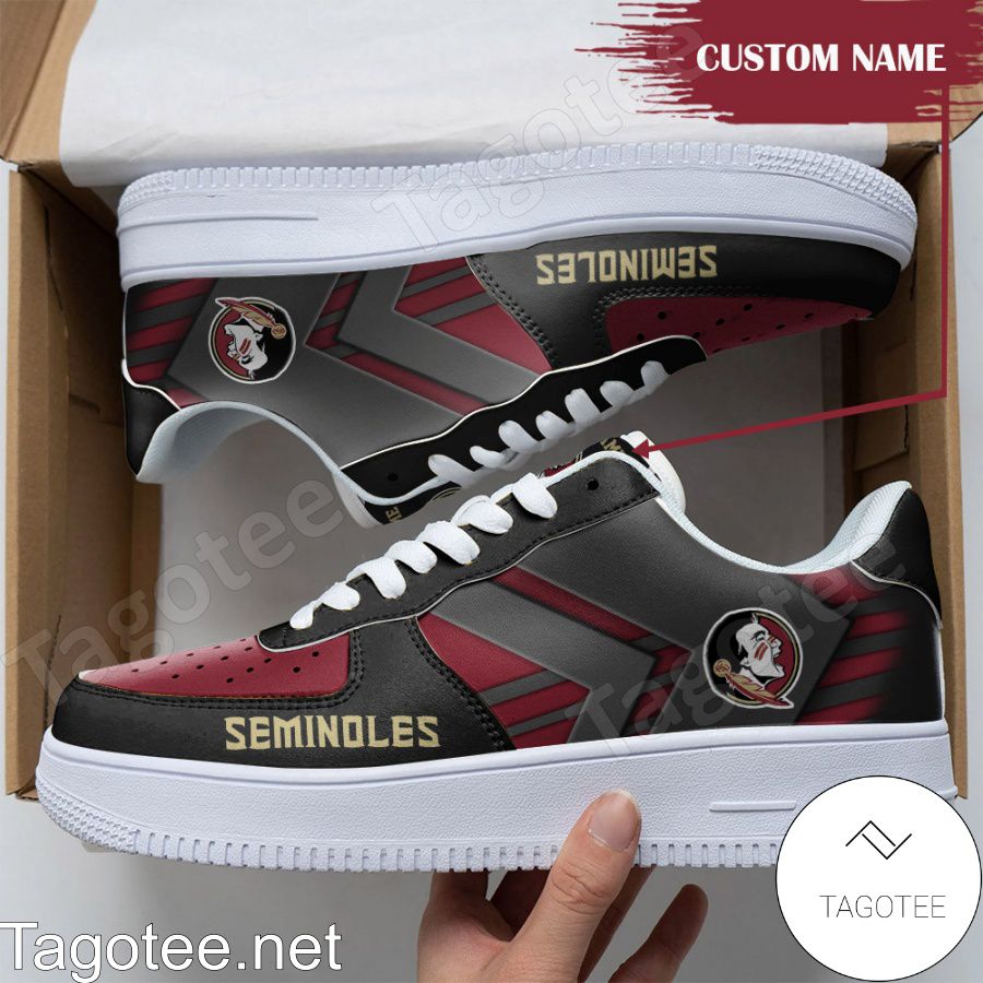 Personalized NCAA Florida State Seminoles Custom Name Air Force Shoes