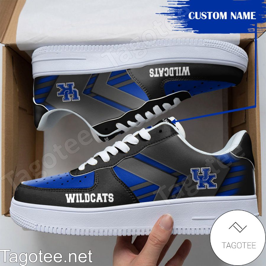 Personalized NCAA Kentucky Wildcats Custom Name Air Force Shoes