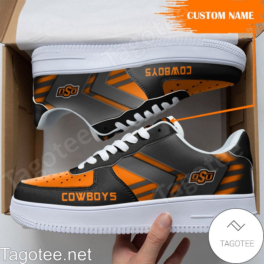 Personalized NCAA Oklahoma State Cowboys Custom Name Air Force Shoes