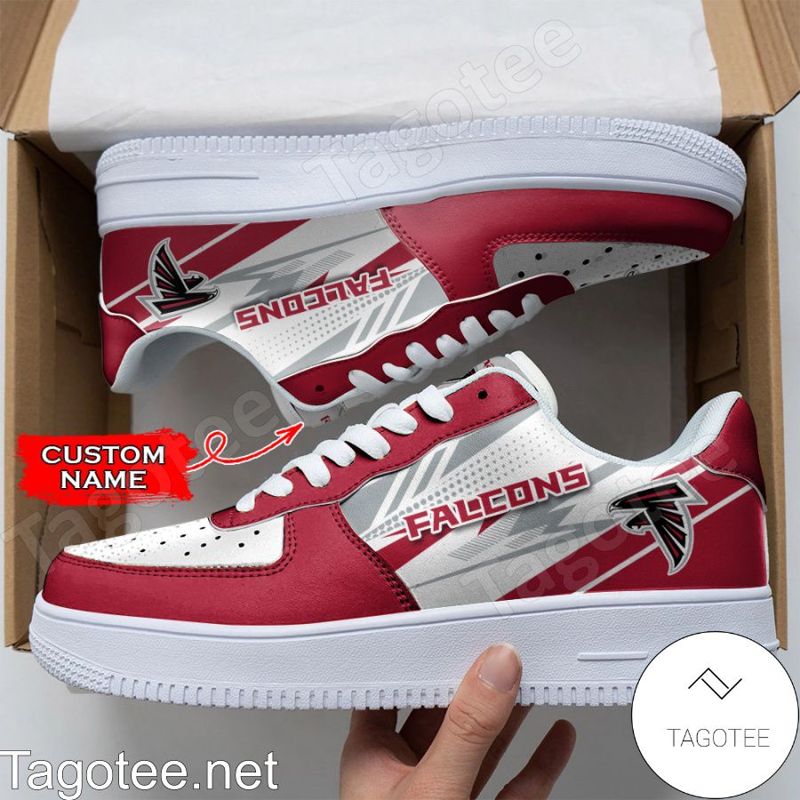 Personalized NFL Atlanta Falcons Custom Name Air Force Shoes a