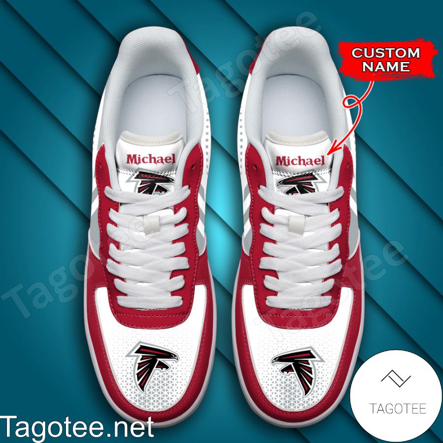 Personalized NFL Atlanta Falcons Custom Name Air Force Shoes