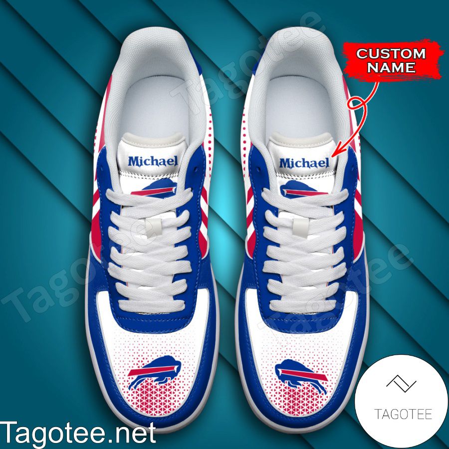 Personalized NFL Buffalo Bills Custom Name Air Force Shoes