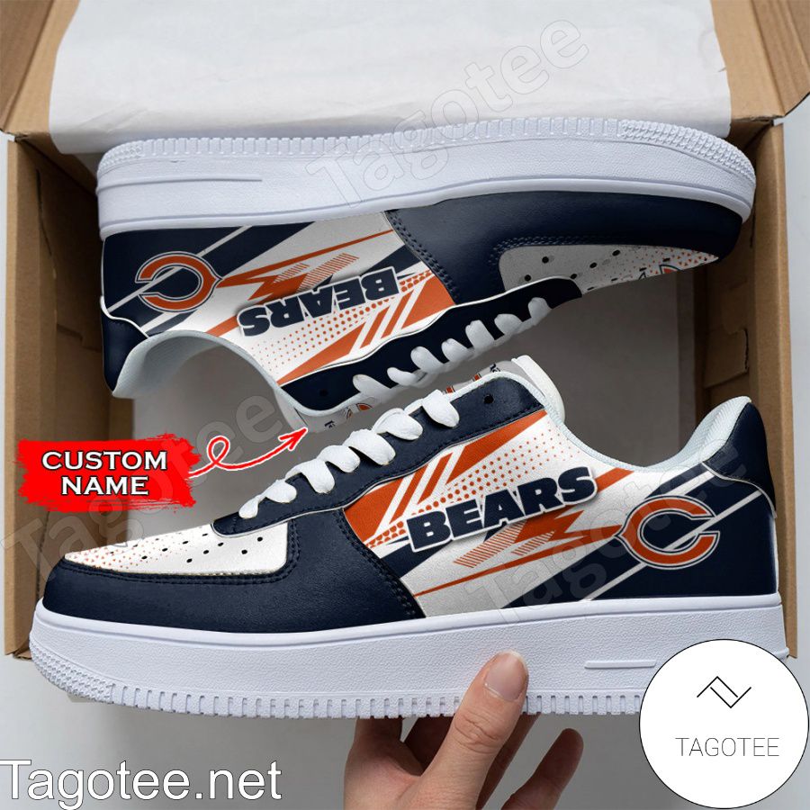 Personalized NFL Chicago Bears Custom Name Air Force Shoes a