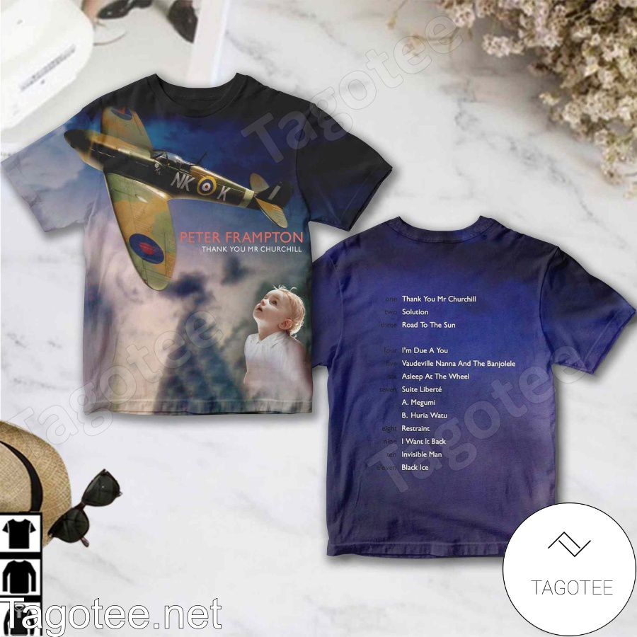 Peter Frampton Thank You Mr. Churchill Album Shirt