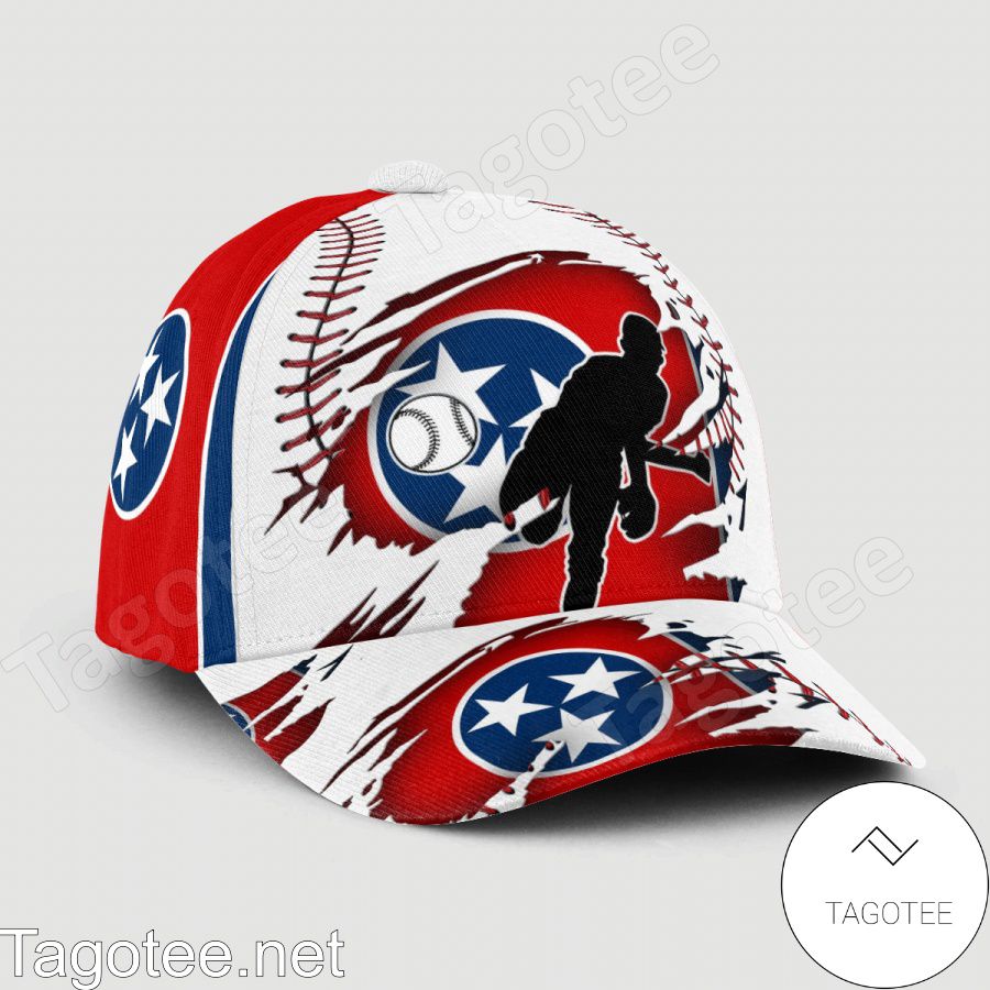 Pitching Tennessee Flag Pattern Cap
