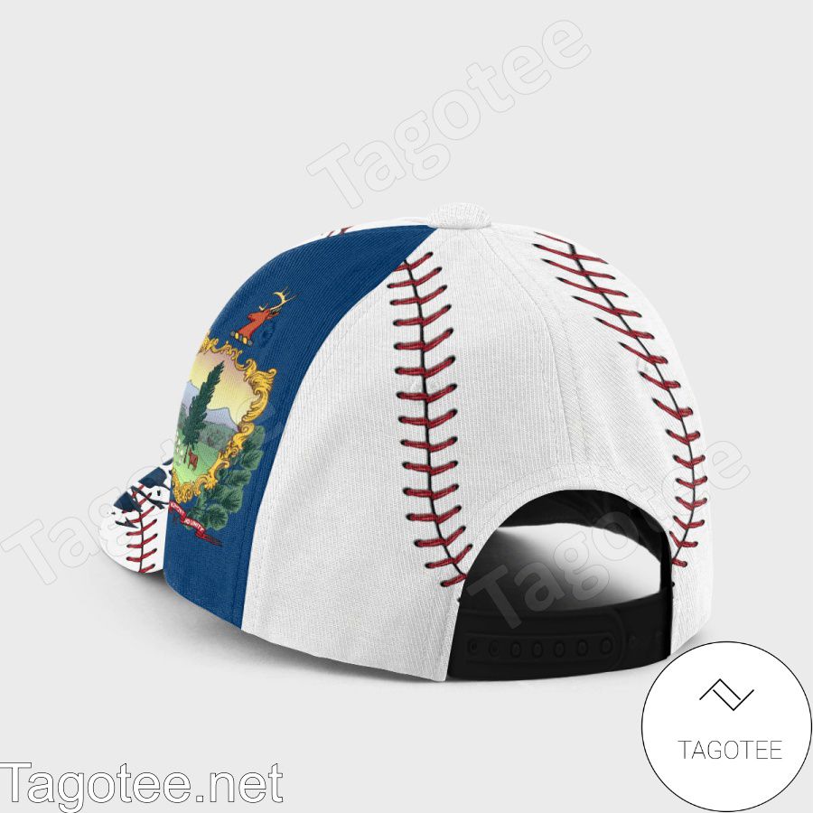 Pitching Vermont Flag Pattern Cap a