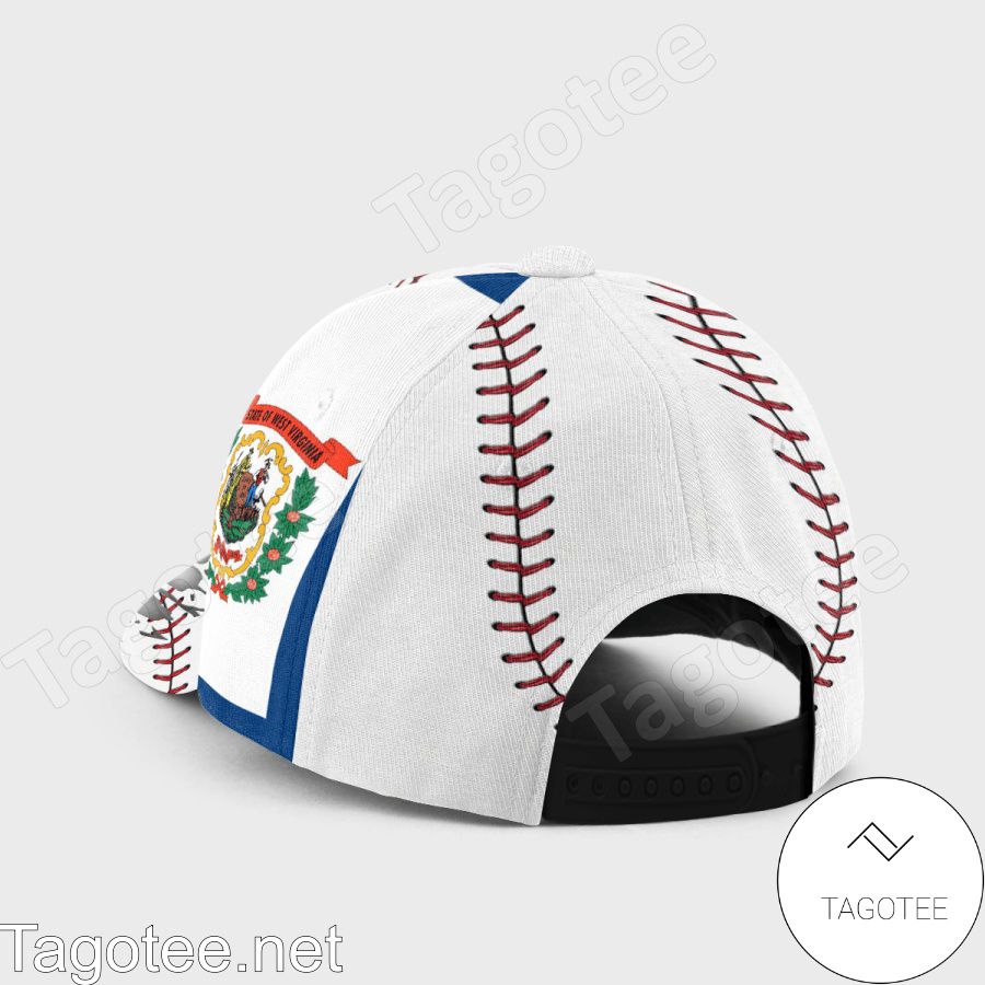 Pitching West Virginia Flag Pattern Cap a
