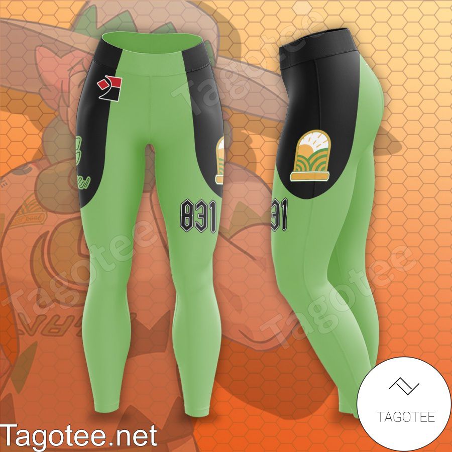 Adult Pokemon Grass Uniform Leggings