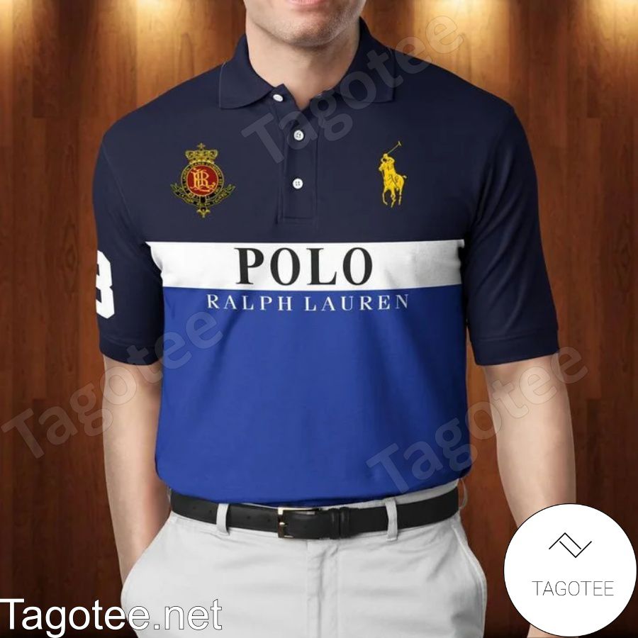 Polo Ralph Lauren Mix Color Blue And White Polo Shirt