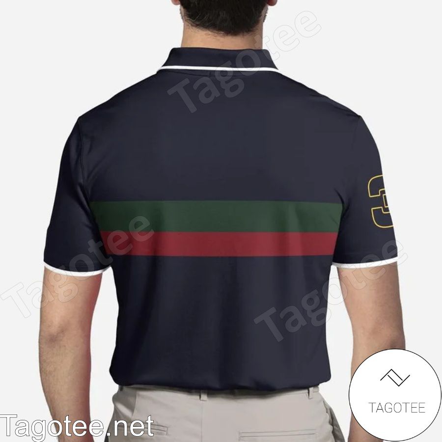 Polo Ralph Lauren Red And Green Stripes Polo Shirt a