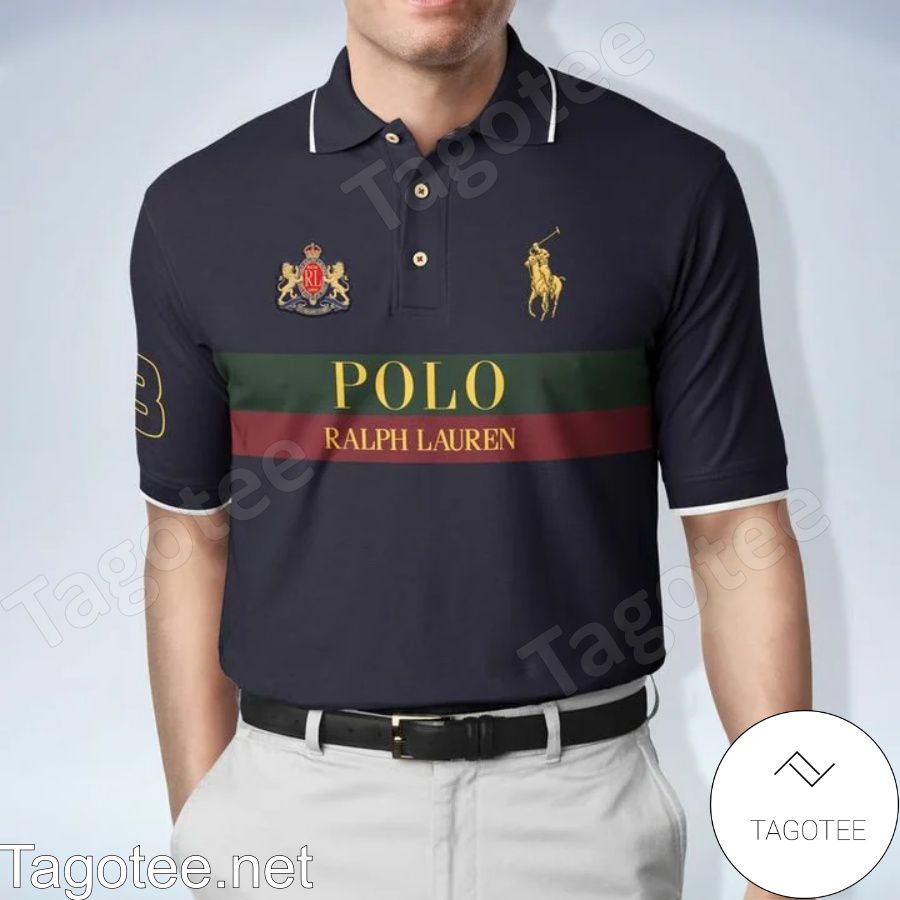 Polo Ralph Lauren Red And Green Stripes Polo Shirt