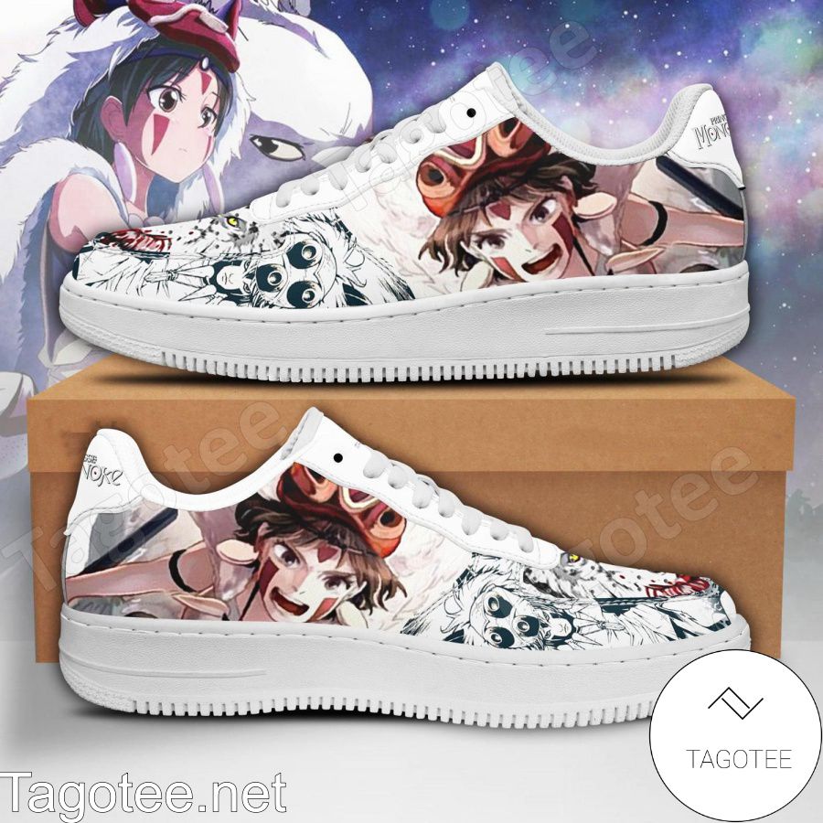 Princess Mononoke Anime Costume Air Force Shoes