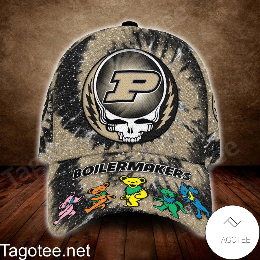 Purdue Boilermakers NCAA & Grateful Dead Band Personalized Cap