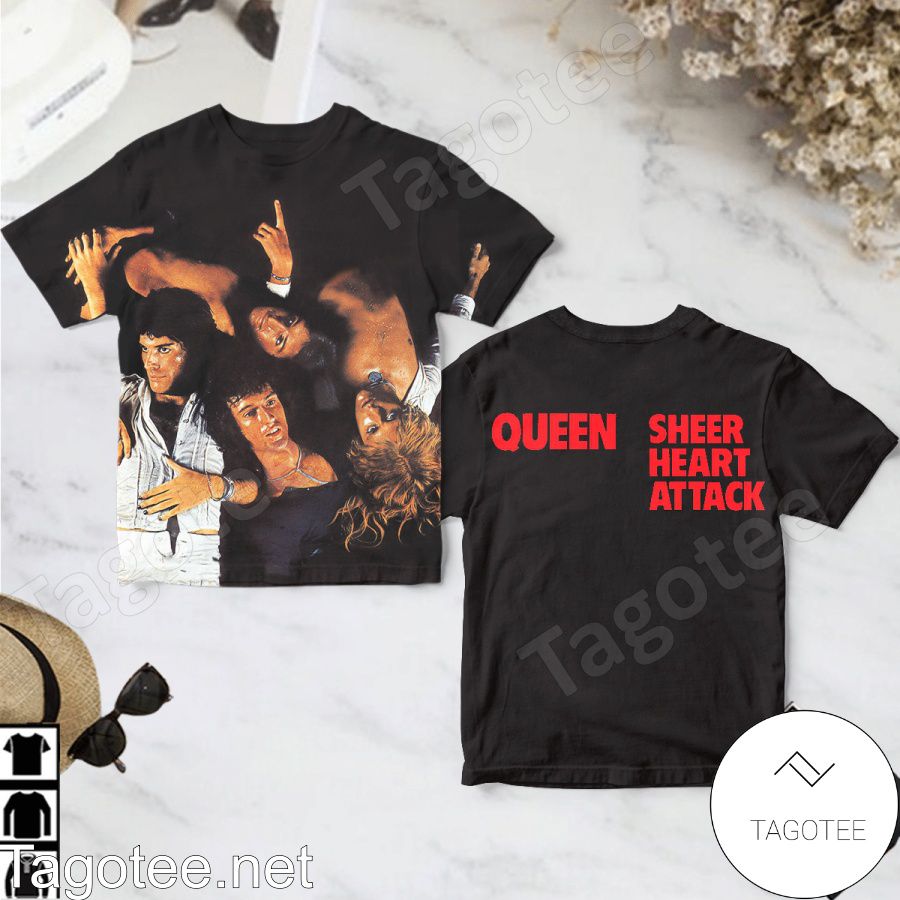 Queen Sheer Heart Attack Album Cover Shirt